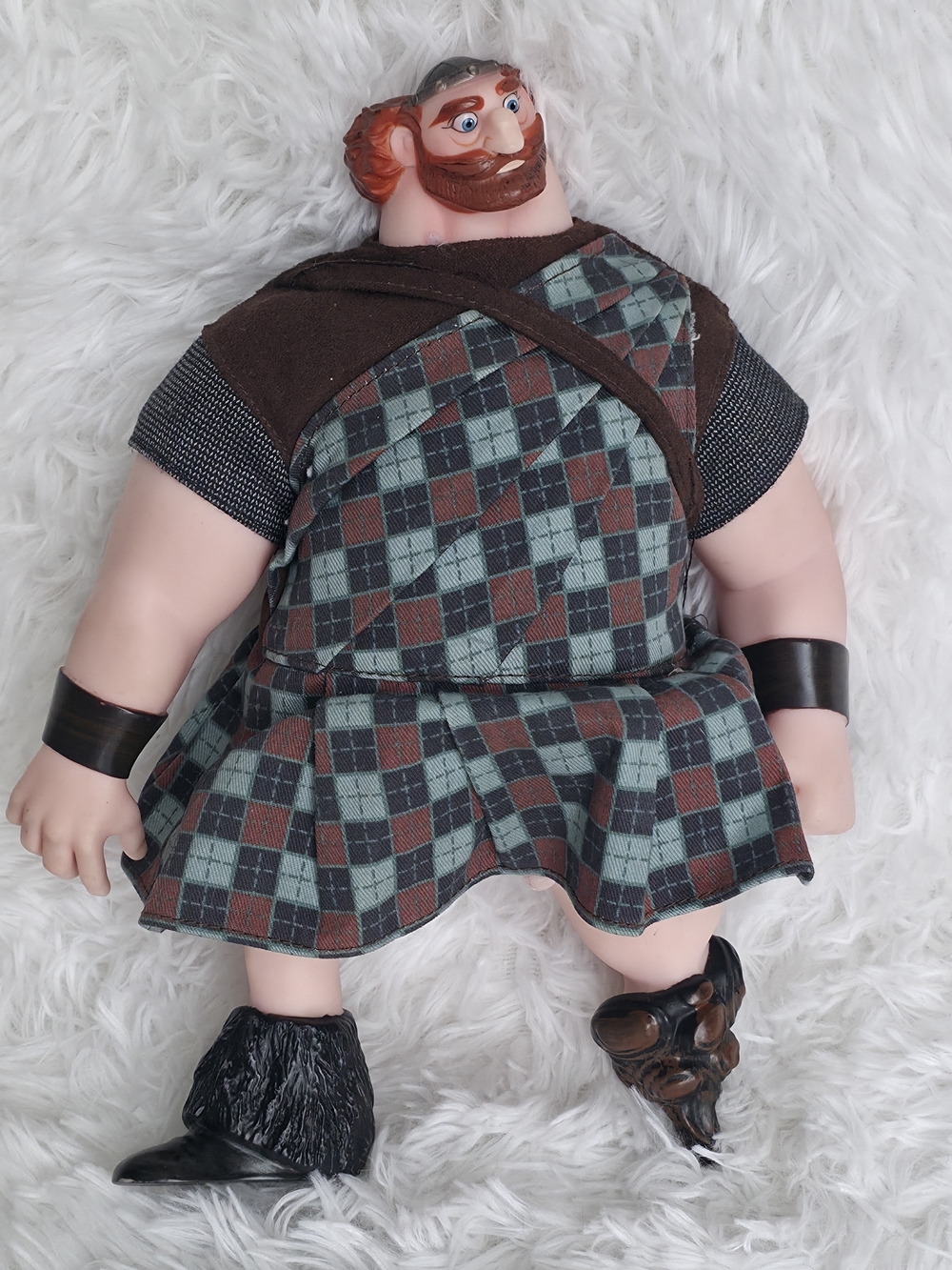 King Fergus Disney Store Doll 11" Brave Pixar u Super Rare Collectible The Brave